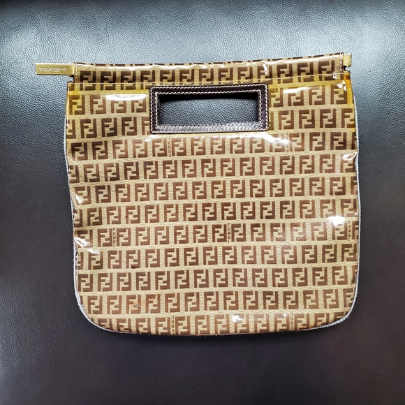 Fendi Handbags - Vintage Clutch Handbag Bag Zucca Authentic